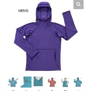 Melanzana microgrid hoodie